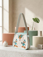 Block Printed Quilted Cotton Shoulder Bag