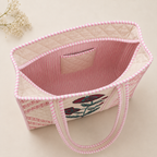 Block Printed Quilted Tote Bag