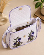 Block Printed Quilted Cotton Shoulder Bag