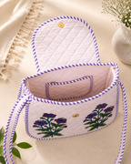 Block Printed Quilted Cotton Shoulder Bag