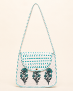 Block Printed Quilted Cotton Shoulder Bag