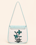 Block Printed Quilted Cotton Shoulder Bag