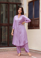 Lilac Rayon Co-Ord Set