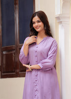 Lilac Rayon Co-Ord Set
