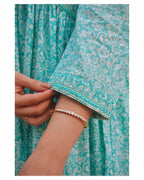 Procion Printed Light Sea Green Kurta and Pant Set